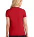 5000L Gildan Missy Fit Heavy Cotton T-Shirt in Red back view
