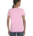 5000L Gildan Missy Fit Heavy Cotton T-Shirt in Light pink back view