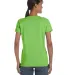 5000L Gildan Missy Fit Heavy Cotton T-Shirt in Lime back view