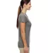 5000L Gildan Missy Fit Heavy Cotton T-Shirt in Graphite heather side view