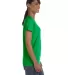 5000L Gildan Missy Fit Heavy Cotton T-Shirt in Electric green side view