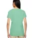 5000L Gildan Missy Fit Heavy Cotton T-Shirt in Mint green back view