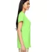5000L Gildan Missy Fit Heavy Cotton T-Shirt in Neon green side view