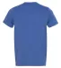 5010 Bayside Adult Heather Jersey Tee in Heather royal blue back view