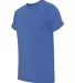 5010 Bayside Adult Heather Jersey Tee in Heather royal blue side view