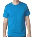 5010 Bayside Adult Heather Jersey Tee in Heather turquoise front view