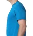 5010 Bayside Adult Heather Jersey Tee in Heather turquoise side view