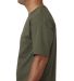 5040 Bayside Adult Short-Sleeve Cotton Tee Olive side view