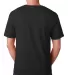 5040 Bayside Adult Short-Sleeve Cotton Tee Black back view