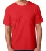 5040 Bayside Adult Short-Sleeve Cotton Tee Red front view
