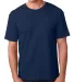 5040 Bayside Adult Short-Sleeve Cotton Tee Navy front view