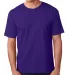 5040 Bayside Adult Short-Sleeve Cotton Tee Purple front view