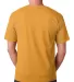 5040 Bayside Adult Short-Sleeve Cotton Tee Gold back view