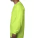5060 Bayside Adult Long-Sleeve Cotton Tee Lime Green side view