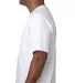5070 Bayside Adult Short-Sleeve Cotton Tee with Po White side view