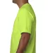 5070 Bayside Adult Short-Sleeve Cotton Tee with Po Lime Green side view