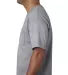 5070 Bayside Adult Short-Sleeve Cotton Tee with Po Dark Ash side view