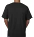 5070 Bayside Adult Short-Sleeve Cotton Tee with Po Black back view