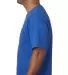 5070 Bayside Adult Short-Sleeve Cotton Tee with Po Royal side view
