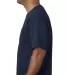 5070 Bayside Adult Short-Sleeve Cotton Tee with Po Navy side view