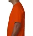 5070 Bayside Adult Short-Sleeve Cotton Tee with Po Bright Orange side view