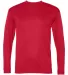 5104 C2 Sport Adult Performance Long-Sleeve Tee Red front view