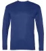 5104 C2 Sport Adult Performance Long-Sleeve Tee Royal front view