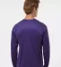 5104 C2 Sport Adult Performance Long-Sleeve Tee Purple back view