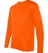 5104 C2 Sport Adult Performance Long-Sleeve Tee Safety Orange side view