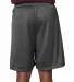 5109 C2 Sport Adult Mesh/Tricot 9" Shorts Graphite back view