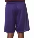 5109 C2 Sport Adult Mesh/Tricot 9" Shorts Purple back view