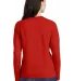 5400L Gildan Missy Fit Heavy Cotton Fit Long-Sleev in Red back view