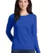 5400L Gildan Missy Fit Heavy Cotton Fit Long-Sleev in Royal front view