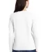 5400L Gildan Missy Fit Heavy Cotton Fit Long-Sleev in White back view