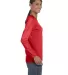 5400L Gildan Missy Fit Heavy Cotton Fit Long-Sleev in Red side view