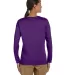 5400L Gildan Missy Fit Heavy Cotton Fit Long-Sleev in Purple back view