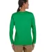 5400L Gildan Missy Fit Heavy Cotton Fit Long-Sleev in Irish green back view
