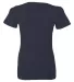 BELLA 6035 Womens Deep V Neck T Shirts in Navy back view