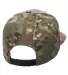 Yupoong 6089M Wool Blend Snapback GREEN Under Bill in Multicam green back view