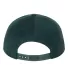 Yupoong 6089M Wool Blend Snapback GREEN Under Bill in Spruce back view