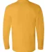 6100 Bayside Adult Long-Sleeve Cotton Tee in Gold back view