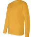 6100 Bayside Adult Long-Sleeve Cotton Tee in Gold side view