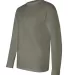 6100 Bayside Adult Long-Sleeve Cotton Tee in Safari side view