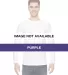 6100 Bayside Adult Long-Sleeve Cotton Tee Purple front view