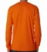 6100 Bayside Adult Long-Sleeve Cotton Tee in Orange back view