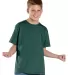 6101 LA T Youth Fine Jersey T-Shirt in Forest front view