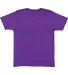 6101 LA T Youth Fine Jersey T-Shirt in Pro purple back view