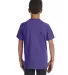 6101 LA T Youth Fine Jersey T-Shirt in Vintage purple back view