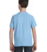 6101 LA T Youth Fine Jersey T-Shirt in Light blue back view