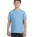 6101 LA T Youth Fine Jersey T-Shirt in Light blue front view